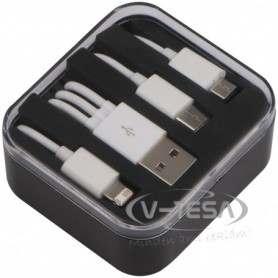 USB kábelszett dobozban