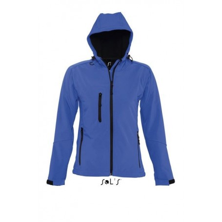 SOL'S REPLAY WOMEN’S HOODED SOFTSHELL