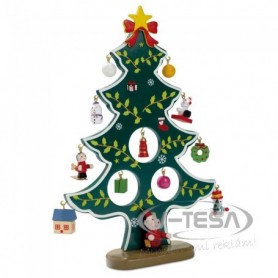 Woodtree karácsonyfa alakú fa dekoráció