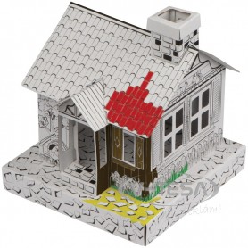Kifesthető ház kartonból